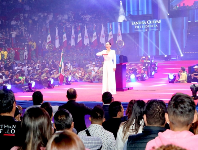 Sandra Cuevas presenta su nueva organización política