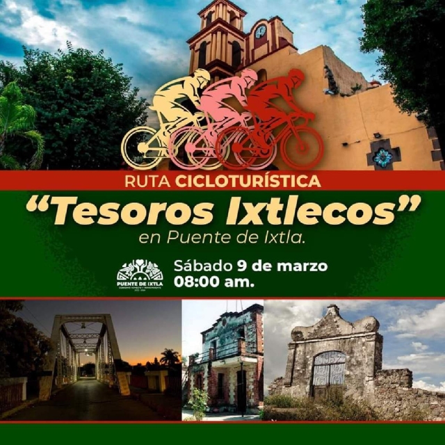 Anuncian rodada ciclista “Tesoros Ixtlecos”