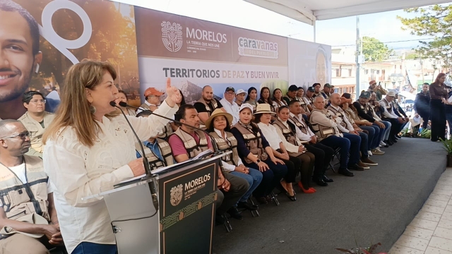 Encabeza gobernadora Margarita Gonz&aacute;lez Saravia primera Caravana del Pueblo 2026, en Zacualpan de Amilpas