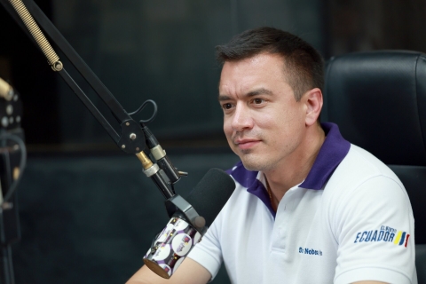 Presidente de Ecuador, Daniel Noboa.