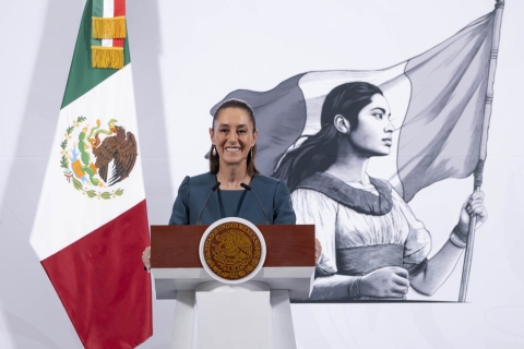 Sheinbaum respalda a Marina del Pilar tras protesta en Mexicali