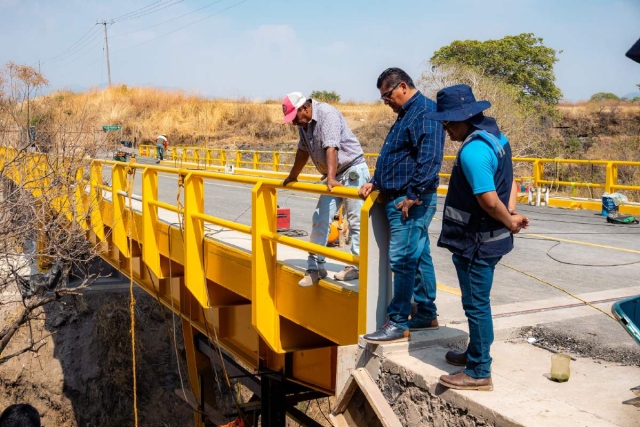 Aspectos del recorrido de inspección de los trabajos finales.