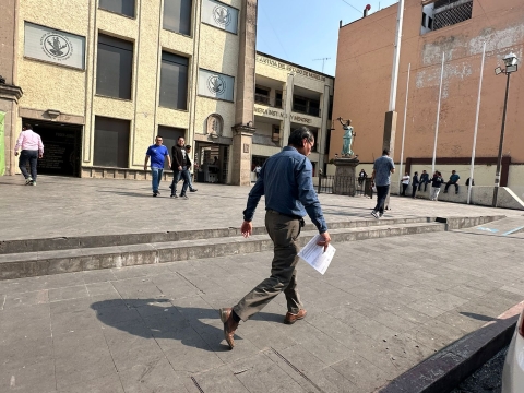 Arribó personal de ESAF al TSJ, en Cuernavaca