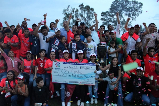 Concluye el Torneo Independencia de Futbol en Yecapixtla