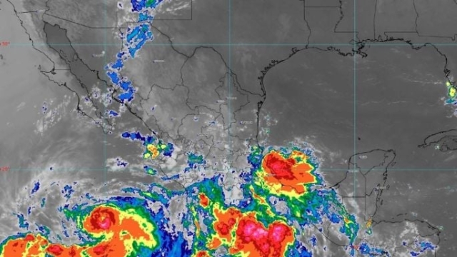 Depresión Tropical 2-E podría ocasionar lluvias en Chiapas, Guerrero y Oaxaca