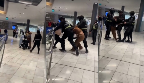 Madre se enfrenta en fuerte pelea en centro comercial; dejó a su bebé en carriola tras recibir provocación