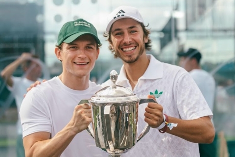 Juanpa Zurita hace historia: gana el Bero Padel Classic organizado por Tom Holland y juega con Spider-Man
