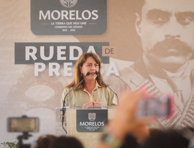 Condena Margarita Gonz&aacute;lez Saravia uso pol&iacute;tico de hechos delictivos y reafirma estabilidad en Morelos