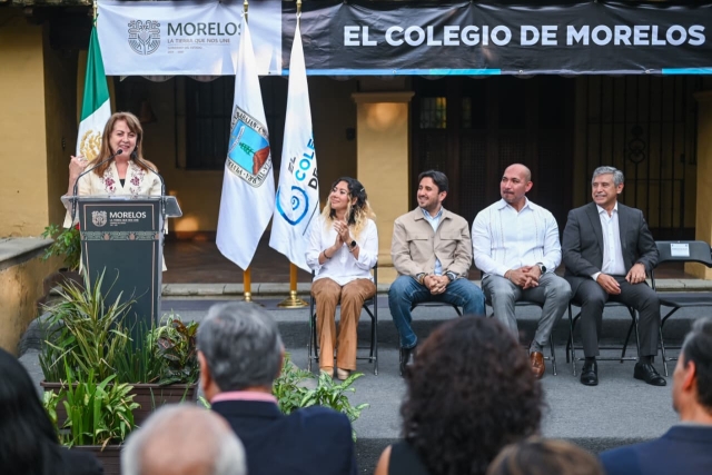 Entrega gobernadora Margarita Gonz&aacute;lez Saravia nueva sede a El Colegio de Morelos