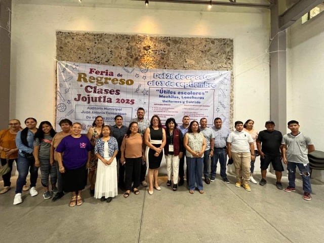 En conferencia de prensa, autoridades municipales informaron que la próxima semana se instalará la feria de útiles escolares.