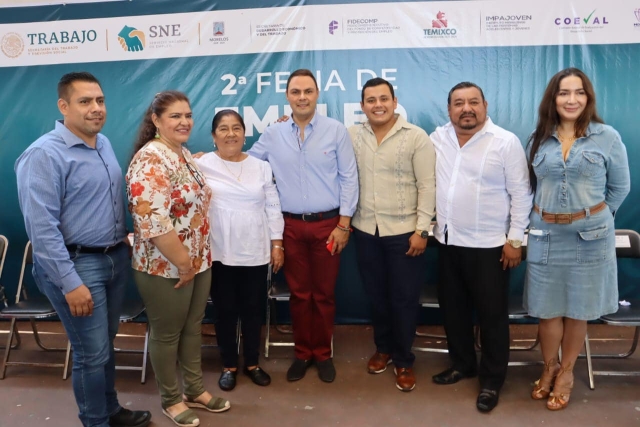 Realizan &#039;2da Feria de Empleo Temixco 2023&#039; con más de 500 vacantes