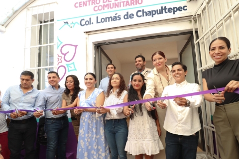Reabre Jiutepec tercer Centro de Desarrollo Comunitario