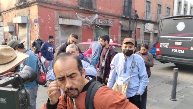 Se manifiestan integrantes del Movimiento Campesino Siglo XXI en CDMX; protestan en autopista