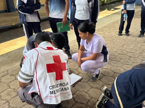Imparten talleres de primeros auxilios en Cobaem de Jantetelco