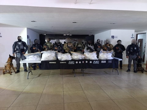 Aseguran integrantes de la Mesa de Construcci&oacute;n de Paz y Seguridad bodega concentradora de estupefacientes, en Yautepec