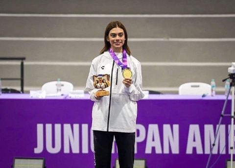  La morelense Zaira Salgado se adjudicó la medalla de oro en la prueba de taekwondo Kyorugui de -57 kilogramos femenil.