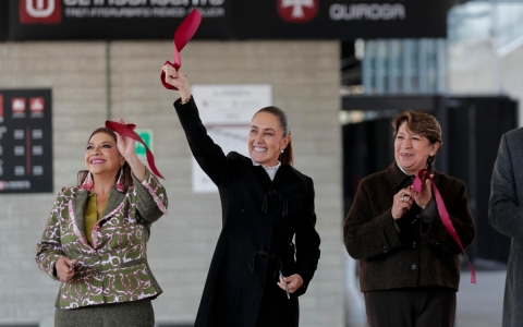 Inauguran tramo final del Tren Interurbano que conecta Toluca con CDMX