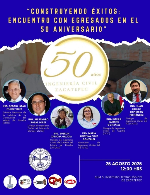 La carrera de Ingeniería Civil del ITZ comenzará su semana de festejos a partir de este lunes.