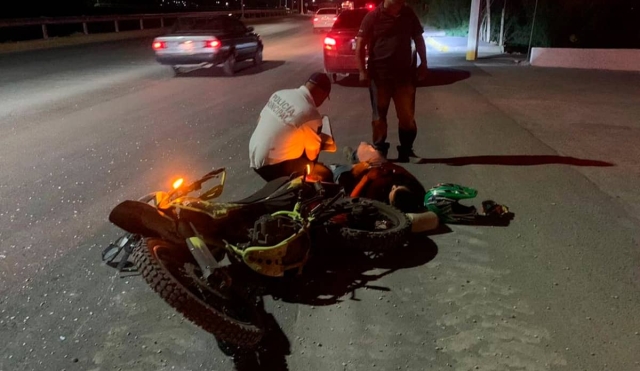 Falleció al derrapar en una motocicleta