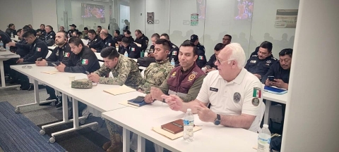Cumple Morelos capacitaci&oacute;n preventiva de seguridad p&uacute;blica rumbo a la Copa Mundial de Futbol 2026