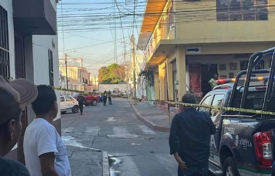 La víctima fue atacada en el primer cuadro de la ciudad.