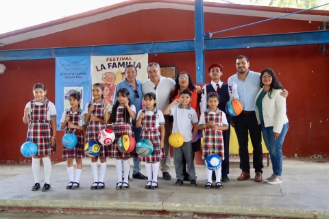 Diputado Rafael Reyes procura la salud física de niñas y niños de Jiutepec