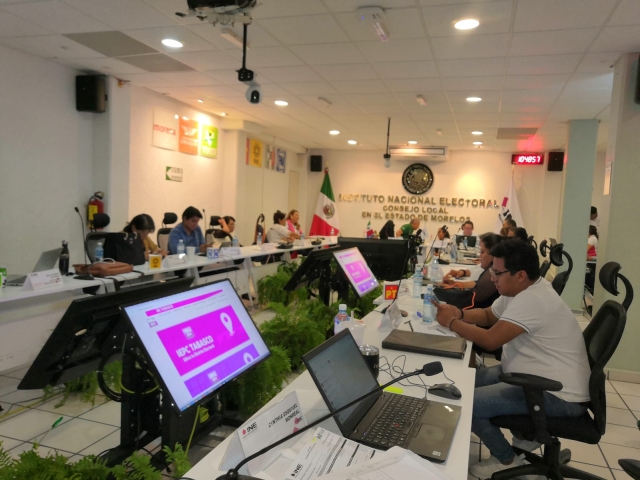 Declara Consejo Local del INE en Morelos receso en la sesión permanente