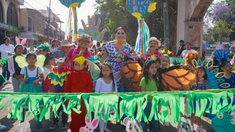 Jiutepec se llena de color y alegría con el Desfile de Primavera