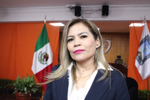 Elizabeth Martínez, consejera electoral local.  