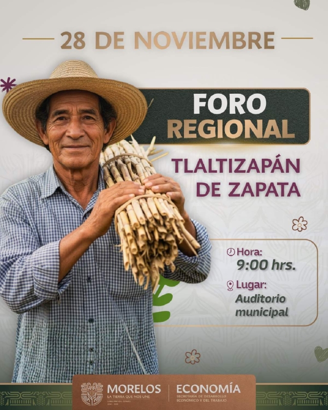 La actividad está dirigida a emprendedores y unidades productivas de la región.