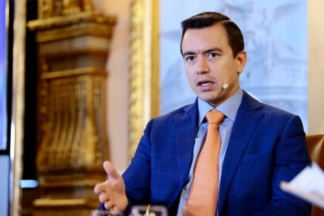 Noboa declara nuevo estado de excepción en siete provincias de Ecuador