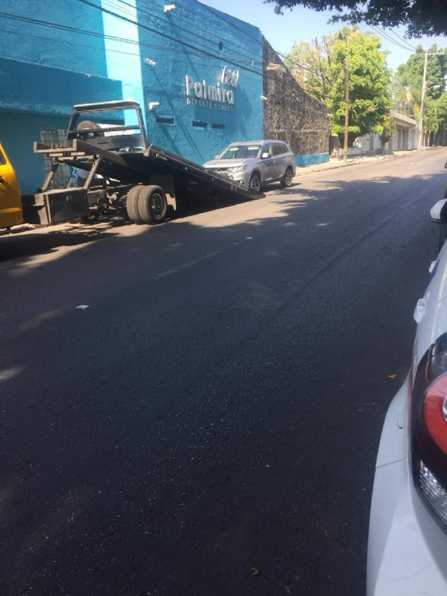 Ambas camionetas fueron trasladadas a un corralón en grúa.