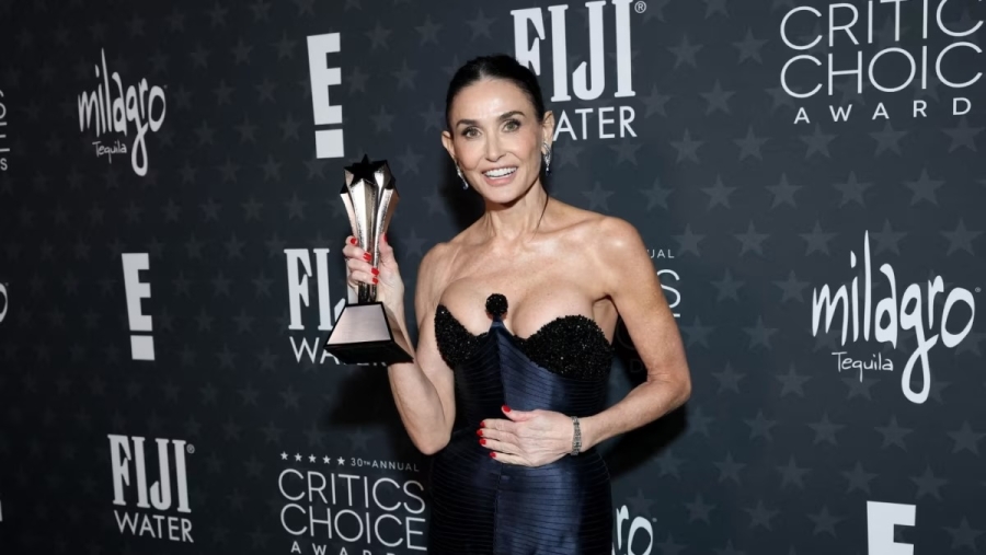 'Los sueños sí se hacen realidad', Demi Moore tras ganar el Critics Choice Award