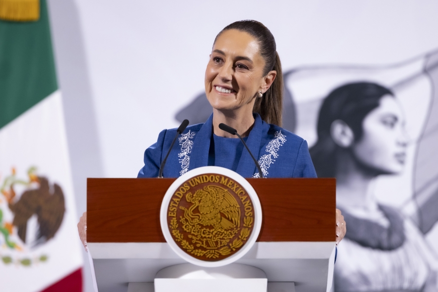 'El pueblo me respalda': Sheinbaum asegura no tener miedo a Trump