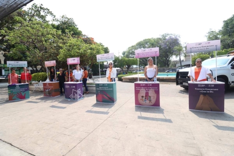 Realizan jornada “Mujeres sin miedo, sociedad sin violencia” en Jiutepec