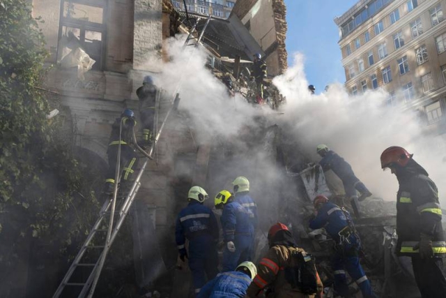 Oleada de drones kamikaze rusos sobre Kiev deja 3 muertos