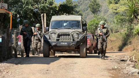 Enfrentamiento en frontera con M&eacute;xico deja militar herido, informa Ej&eacute;rcito de Guatemala