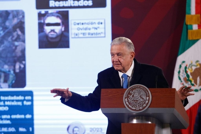 Actuación responsable, destaca AMLO sobre detención de Ovidio Guzmán