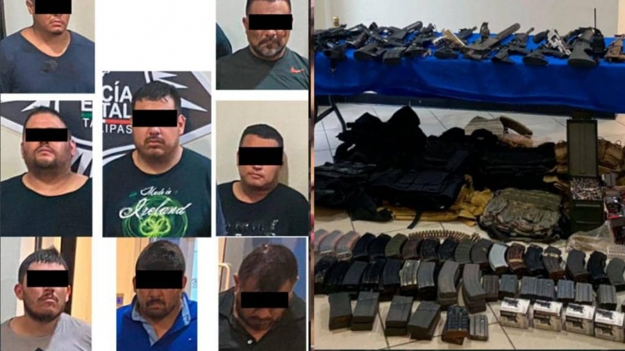 Detienen a 8 presuntos implicados en masacre de Reynosa