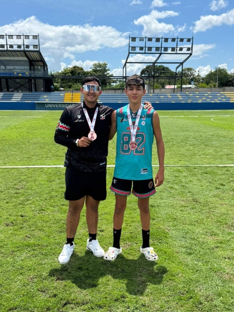 Los hermanos Carlos y Mauro Eliam García Garfias compartieron la experiencia de competir juntos en el Americas Flag Panamá 2025.