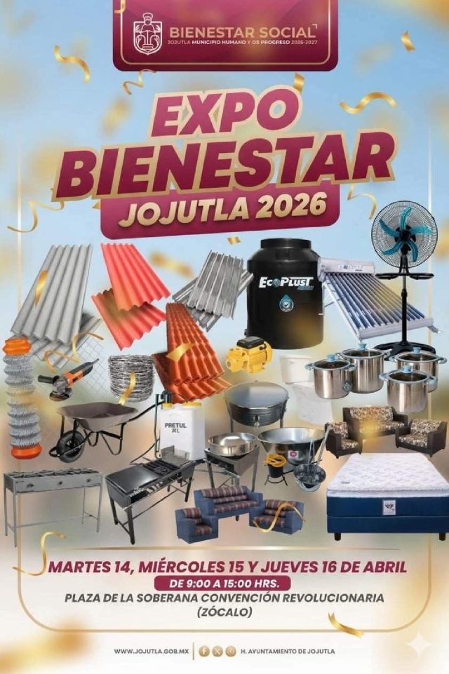 Llega la Expo Bienestar Jojutla 2026