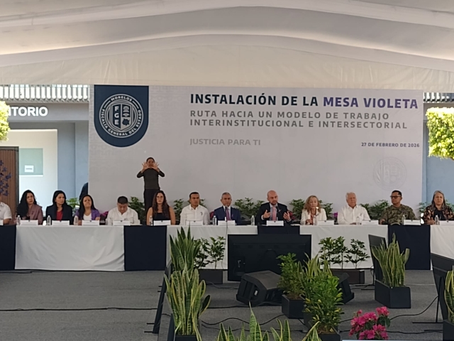 Isaac Pimentel participa en instalaci&oacute;n de la 'Mesa Violeta' para fortalecer atenci&oacute;n a v&iacute;ctimas de violencia
