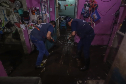 Coordina Gobierno de Morelos acciones ante afectaciones por lluvias en Tepalcingo