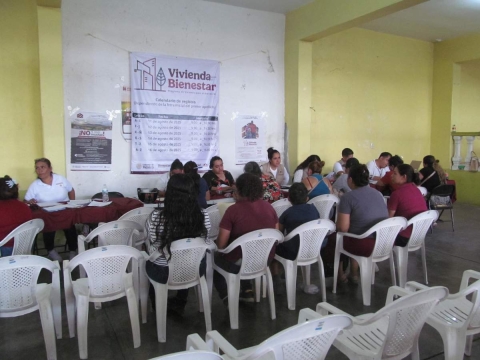 Gran demanda se observó ayer en el registro de aspirantes a &quot;Vivienda del Bienestar&quot;, el cual continuará toda la semana.