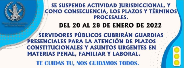 El 31 de enero reabrirán juzgados en la zona sur