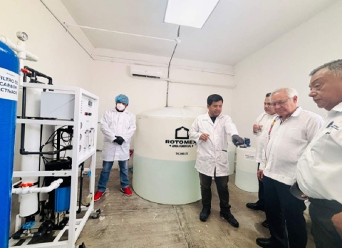 Confirman óptima calidad del agua de pozos en Mazatepec