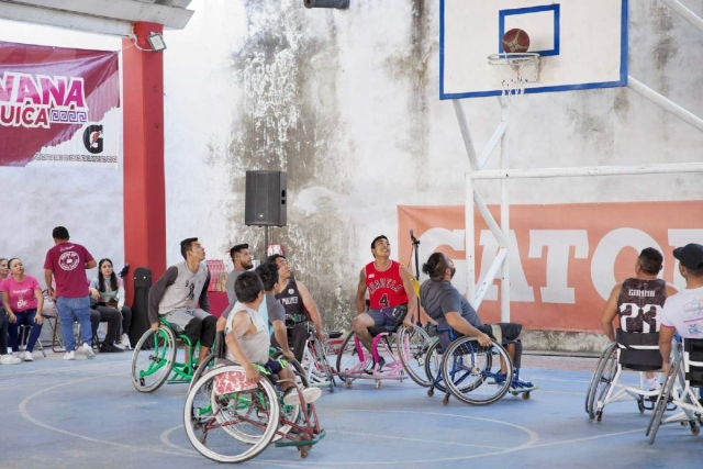 El dirigente dijo que el deporte mejora la salud de los discapacitados, previene enfermedades y les da una mejor perspectiva de vida. 