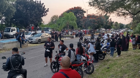 Efectúan &#039;Mega Rodada del Terror 2025&#039; en Cuernavaca