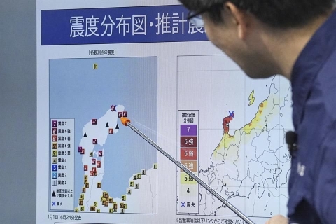 Más de 400 sismos consecutivos afectan islas al sur de Japón