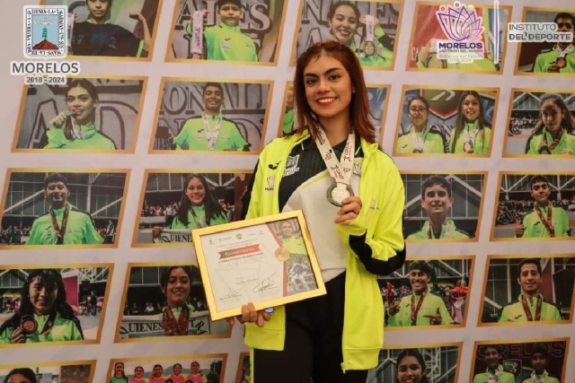 Zaira Salgado se despedirá en el 2024 de los Juegos Conade; en esta competencia ha ganado cuatro preseas de oro, una de plata y una de bronce.